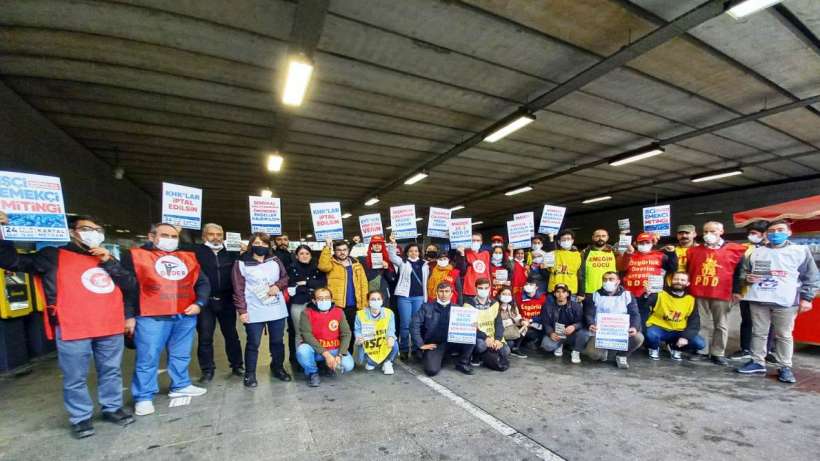 24 Ekim Kartal mitingi için Mecidiyeköy’de halka çağrı