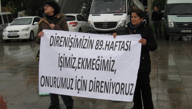 89 haftadır direnen Nursel ve Selvi öğretmene 14 ayrı dava açıldı...İkinci davadan berat çıktı