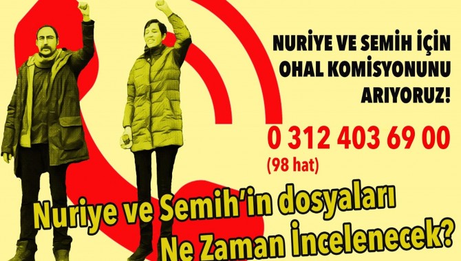 Açlık grevinin 211. günü: Komisyon Nuriye ve Semih’i ne zaman inceleyecek?