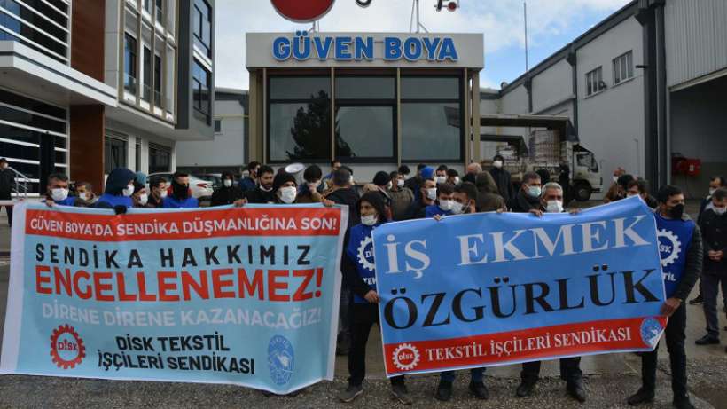 Antepte Güven Boya işçilerinin direnişi öncesi 15 gün eylem yasağı getirildi