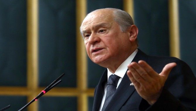 Bahçeli: Yer yarılmış FETÖ’nün siyasi ayağı yerin dibine geçmiş