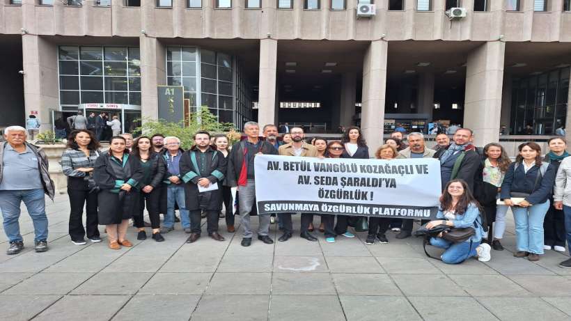 Betül Vangölü Kozağaçlı ve Seda Şaraldıya özgürlük