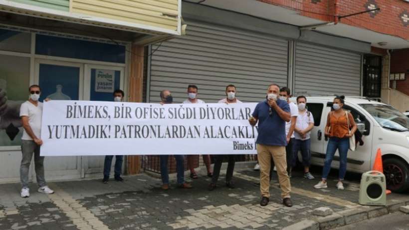 Bimeks işçileri: Haklarımızı alana kadar mücadele deceğiz