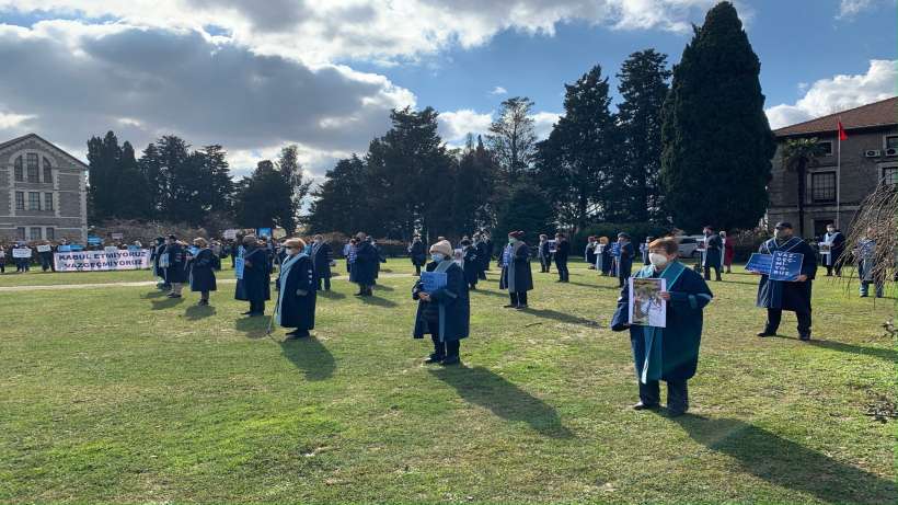 Boğaziçi Üniversitesi’nde akademisyenlerin nöbeti 270. gününde