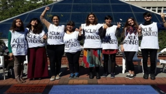 Boğaziçi Üniversitesi öğrencilerinden destek grevi