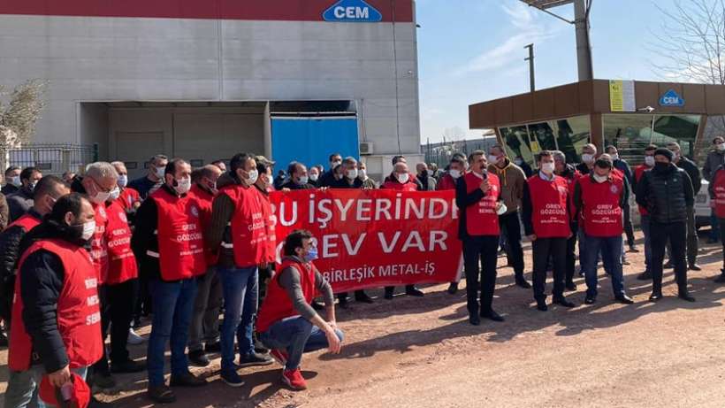 Cem Bialetti işçileri bugün greve çıktı