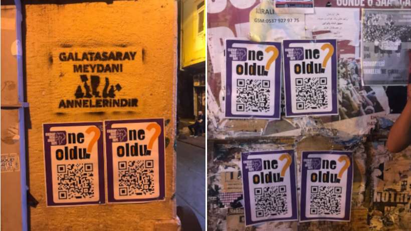 Cumartesi Annelerinden QR kodlu protesto: Kayıplarımıza ne oldu?