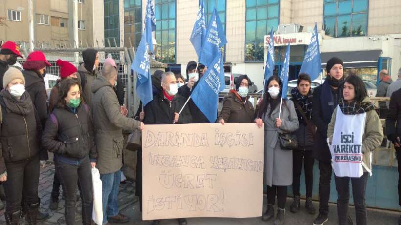 Darinda Çorapta hakkını arayan işçiler, işten çıkarıldı