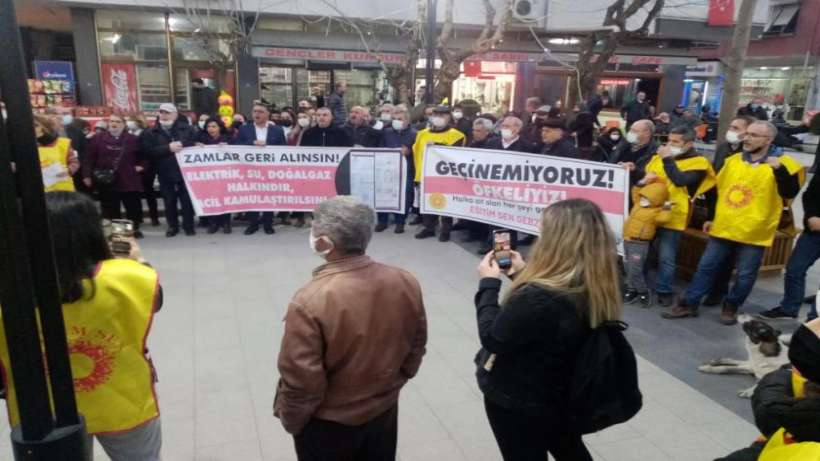 Eğitim Sen Gebze: Geçinemiyoruz, zamlar geri alınsın