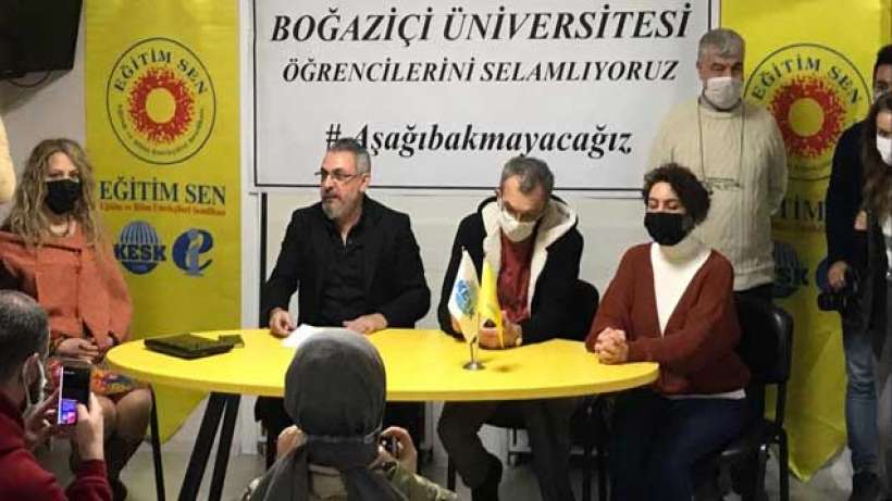 Eğitim Sen Sakarya Şube Başkanı Yücel Kaçar, “Boğaziçi Üniversitesi öğrencilerini selamlamak”tan gözaltına alındı