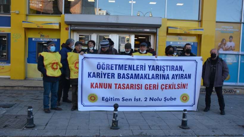 Eğitim Senden Kadıköyde eylem: Kanun tasarısı geri çekilsin