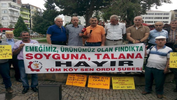 ‘Fındığımıza sahip çıkıyoruz’ mitingine yasaklama