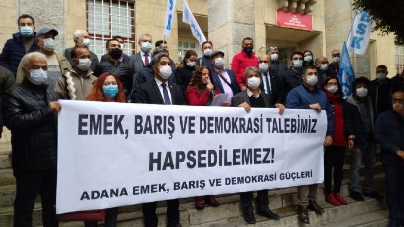 Gar Katliamı öncesi mitinge katılım çağrısına verilen ceza protesto edildi