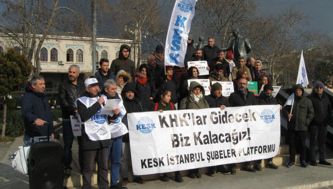 'Haksız hukuksuz bir şekilde işinden ekmeğimizden edildik'