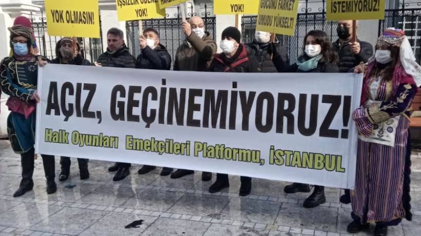 Halk Oyunları Emekçileri Plaftormu: Geçinemiyoruz