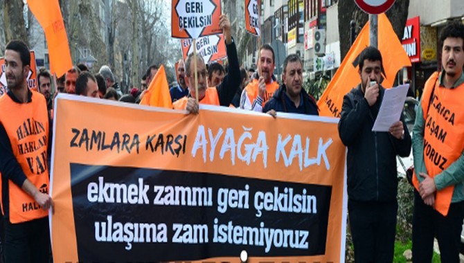 Halkevleri zamları protesto etti