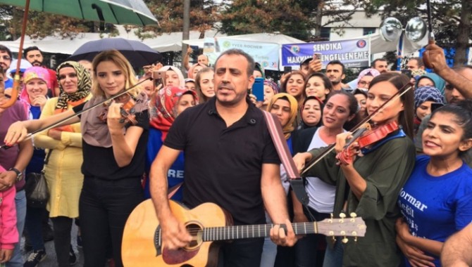 Haluk Levent’ten Flormar işçilerine destek ziyareti