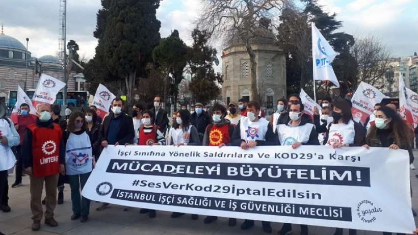 İSİG Meclisi Kod-29a karşı mücadele çağrısı yaptı