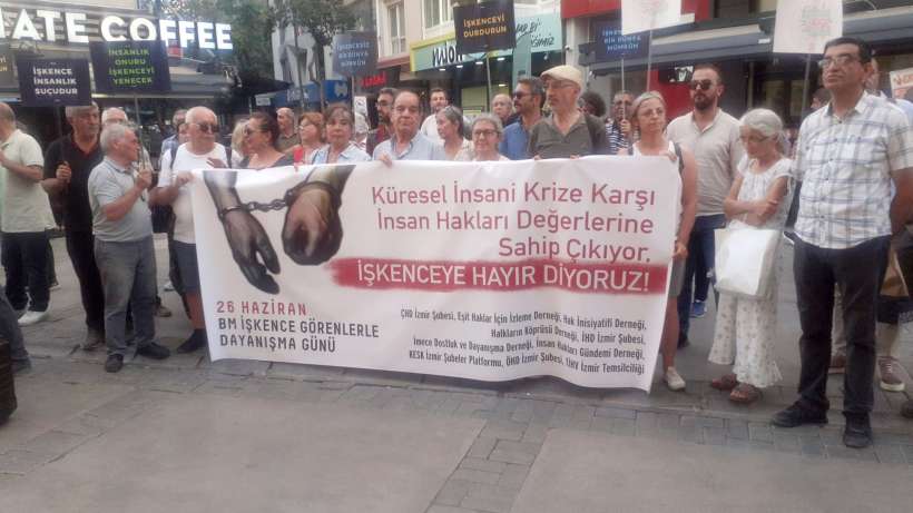 İzmir’de, 26 Haziran İşkence Görenlerle Dayanışma Günü'nde açıklama: Mücadelemiz sürecek