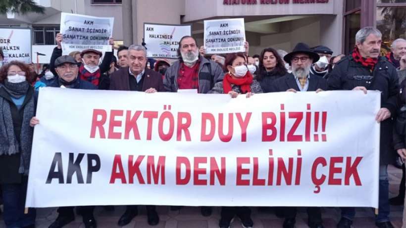 İzmir Tiyatrolar Derneği: AKP, AKMden elini çek