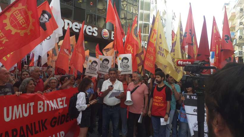 İzmirde Gezi ve 1 Mayıs tutuklularına özgürlük çağrısı