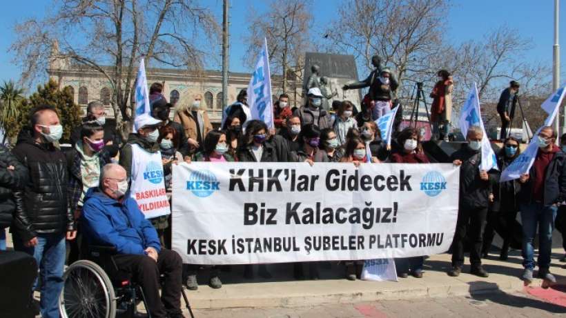 Kadıköyden seslendiler: “KHK’ler gidecek biz kalacağız”