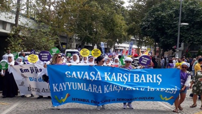 Kartal'da 1 Eylül Mitingi: Savaşa karşı barış, kayyuma karşı halk iradesi