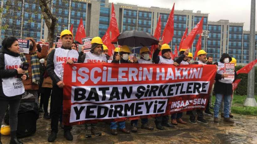 Kayı İnşaat işçileri Ankaraya gidiyor