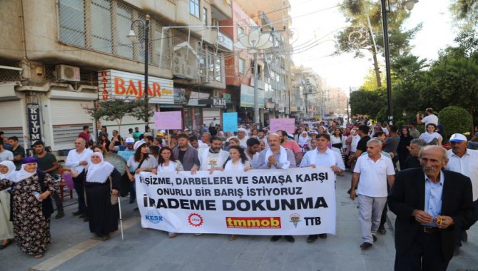 Mardin'de 1 Eylül eylemi: İrademe dokunma