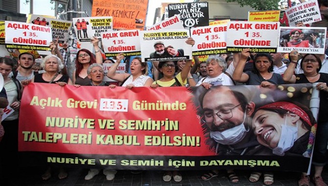 "Nuriye ve Semih'in ellerimizden kayıp gitmelerine izin vermeyeceğiz"