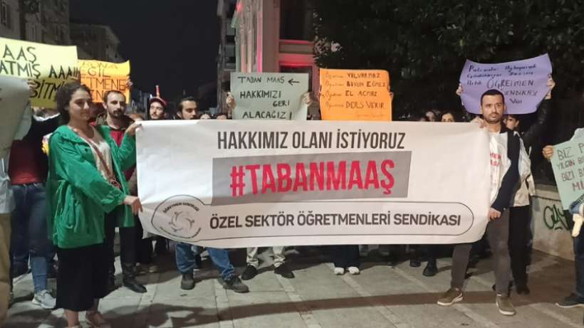 Özel Sektör Öğretmenleri: Taban maaş hakkımız