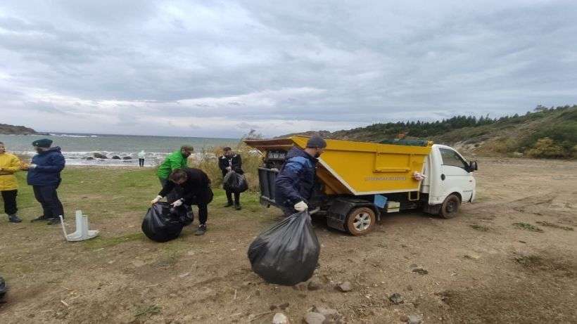 Rus aktivistler Seferihisarda çevre müfettişi oldu