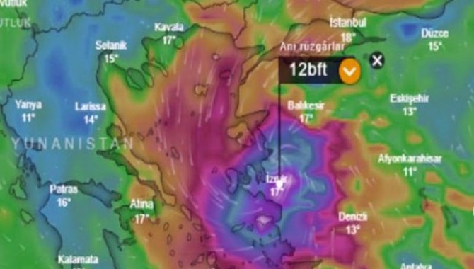 Seferhisar’da kasırga için önlemler alındı, vatandaşlar uyarıldı