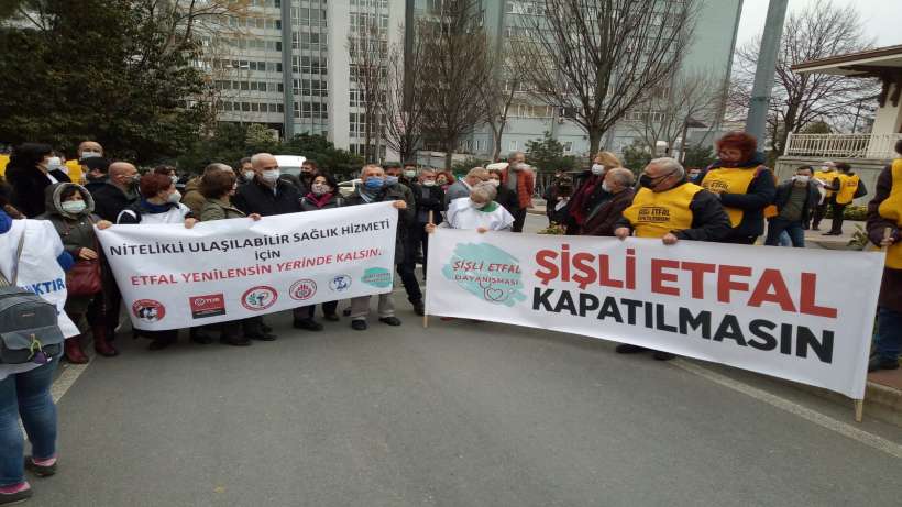 Şişli Etfal Dayanışması: Hastane yerinde yenilenerek hizmet vermeli