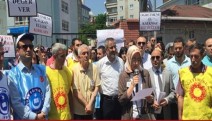 Bahçelievler’de öğretmenlere yönelik şiddet protesto edildi