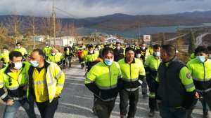 Erzincan ve Kayseri'de Çiftay altın madeni işçileri eylemde