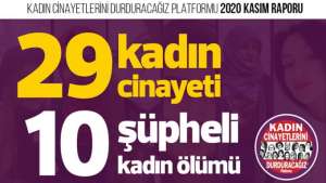 Kasım ayı kadın cinayetleri: 29 kadın katledildi, 10 “şüpheli ölüm”