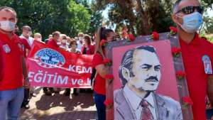 Katledilen sendikacılar Kemal Türkler ve Kenan Budak anıldı