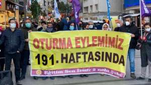 KHK'lere karşı eylem 191. haftasında