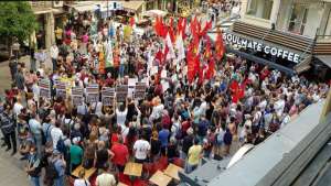 Sivas'ta katledilenler İzmir'de anıldı I 8 Temmuz mitingine çağrı