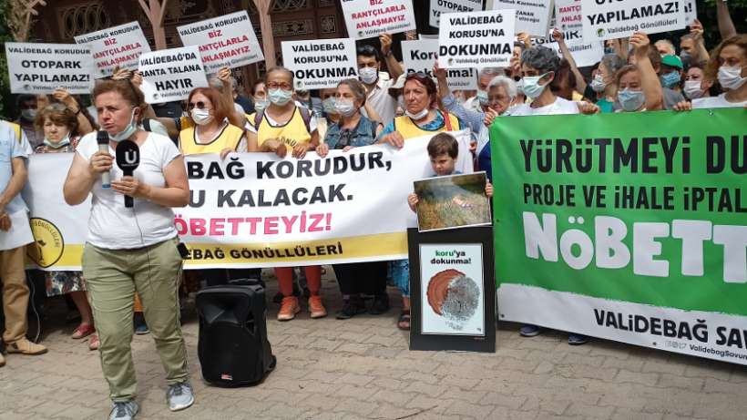 Validebağda eylem: Proje iptal edilsin