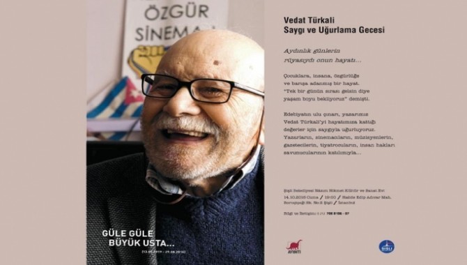 Vedat Türkali anılıyor