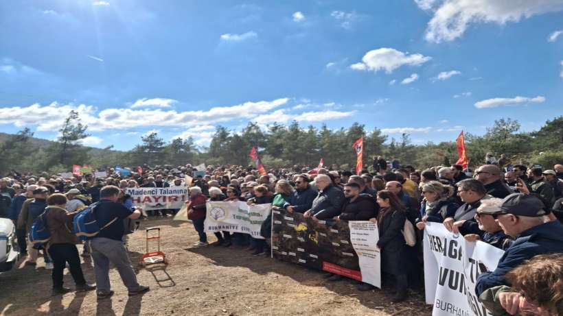 Kazdağları’nda büyük buluşma: ‘Cengiz, Kazdağları’ndan defol’